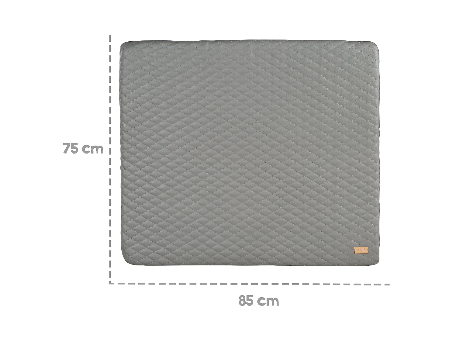 Wickelauflage Stone gesteppt