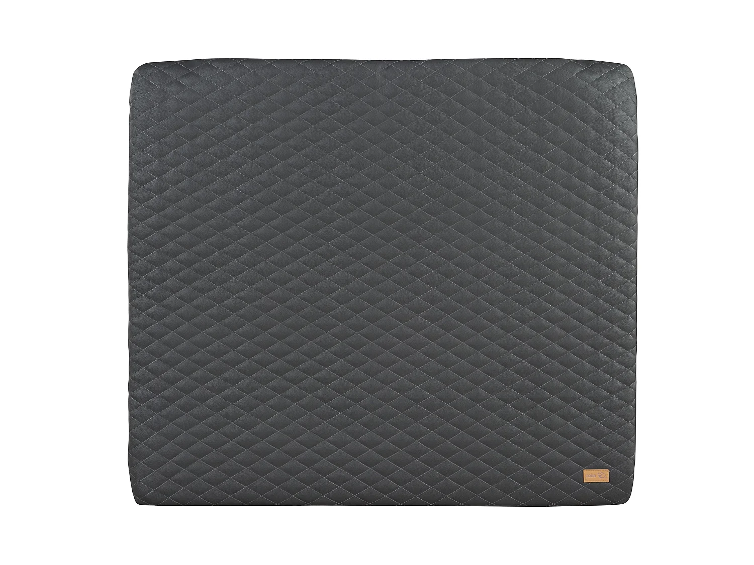 Wickelauflage Graphite gesteppt