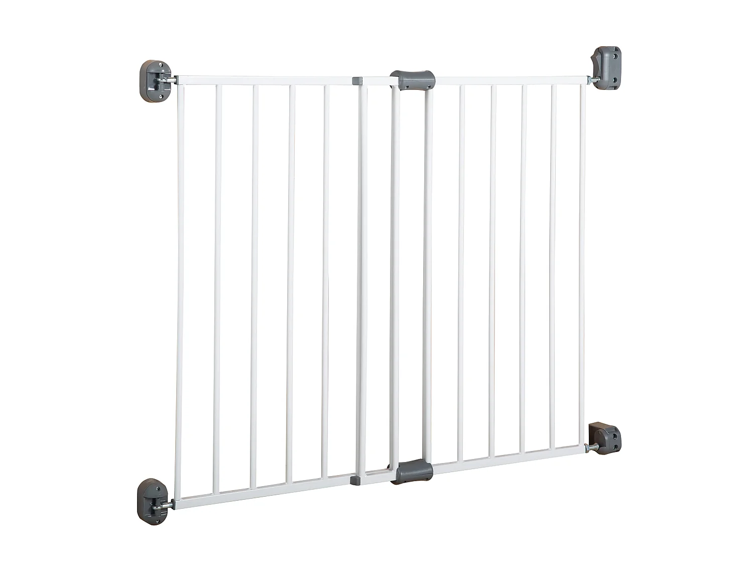 Roba Metalen Veiligheidshek 60-97 cm - Wit