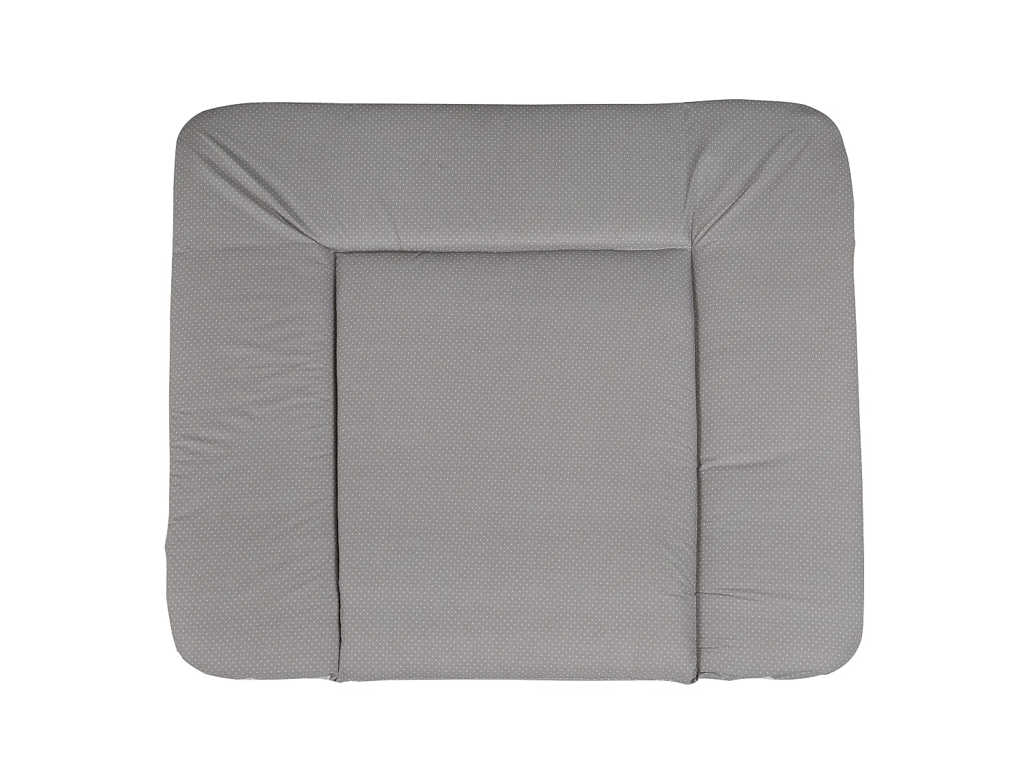Tapis à langer doux à pois avec revêtement sans phtalates - Mélange coton/polyester - Facile à nettoyer - 85x75 cm