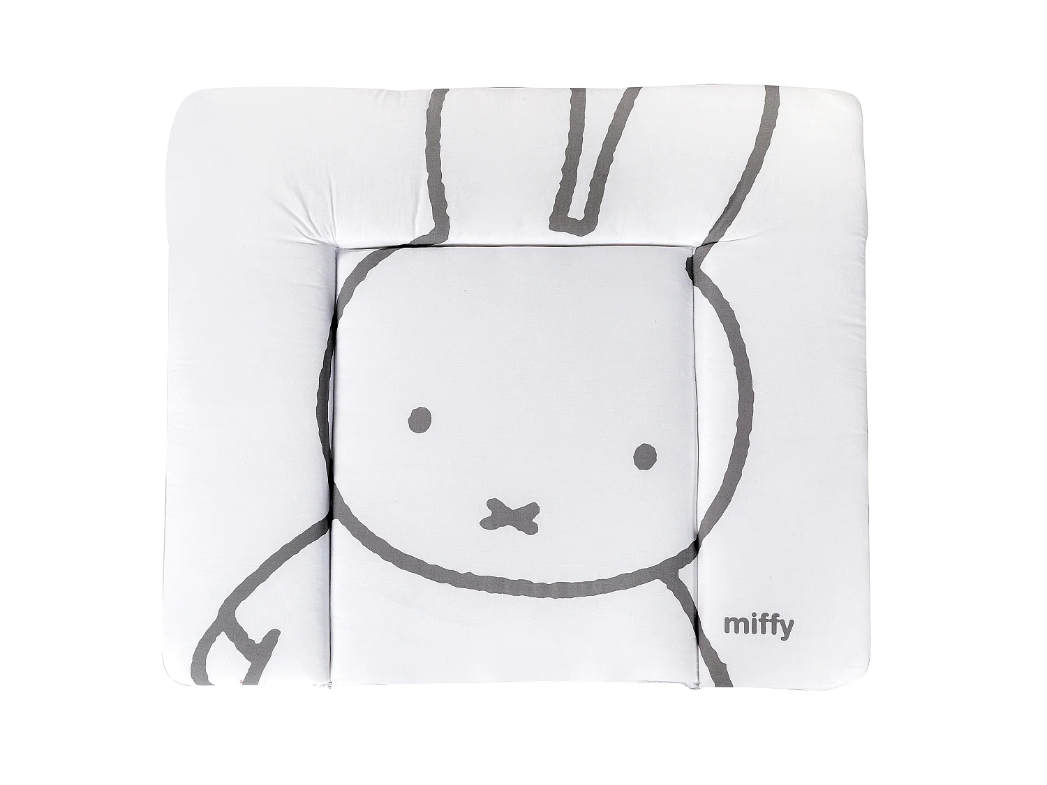 Colchoneta de cambio roba miffy® con bordes elevados | Suave y Segura | Libre de PVC y Ftalatos