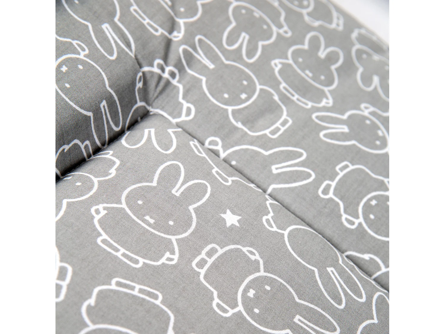 Colchoneta de cambio roba miffy® con bordes elevados | Suave y Segura | Libre de PVC y Ftalatos