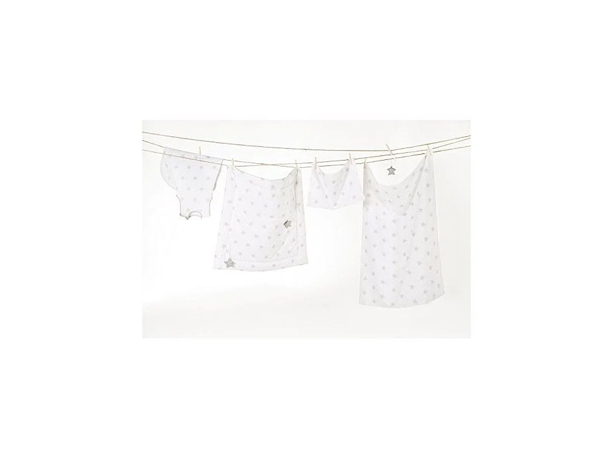 Matelas à langer ROBA Little Stars 85 x 75 cm revêtu PU