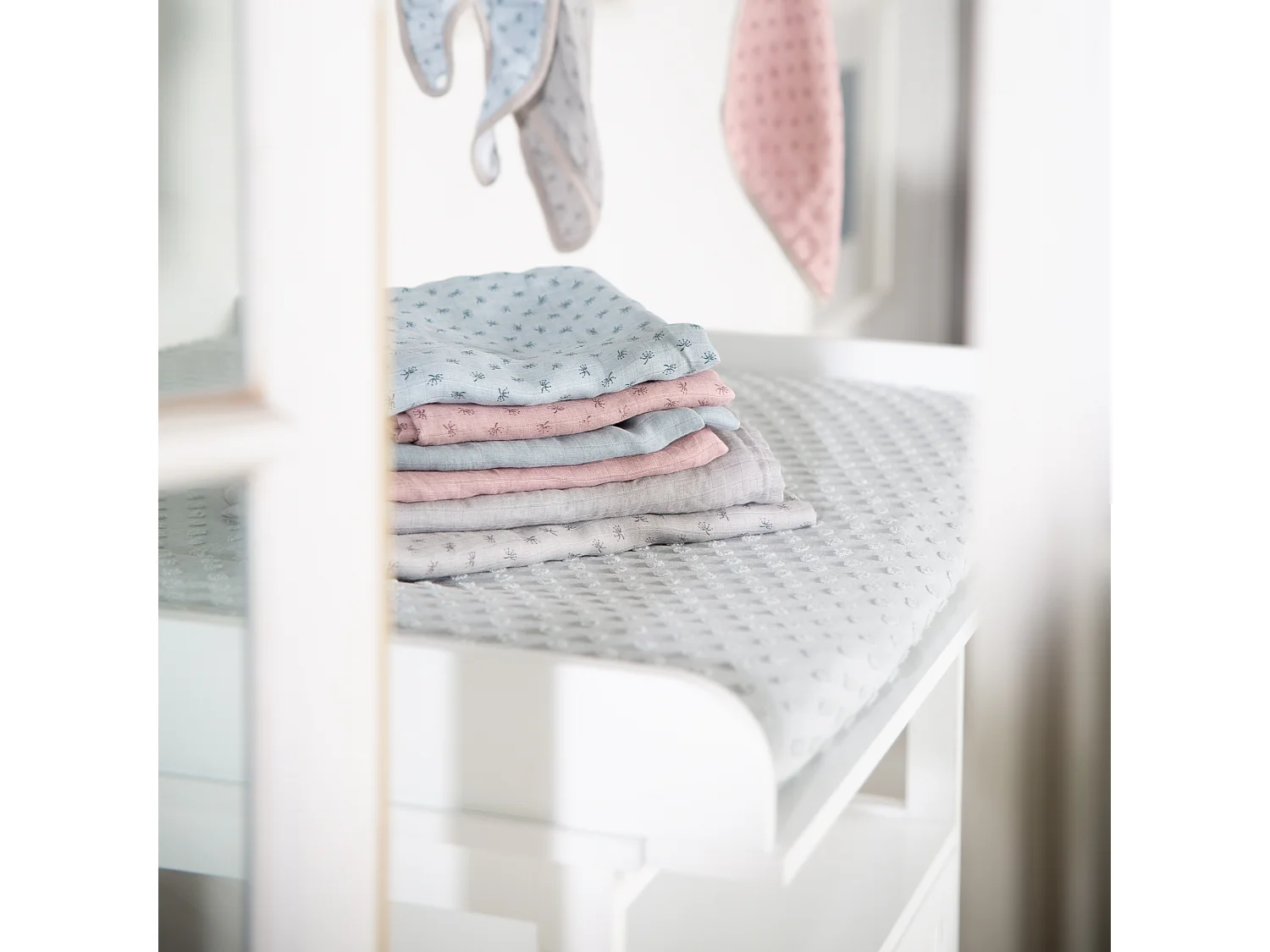 Housse de Matelas à Langer en Jersey Bio Lil Planet pour Matelas 75x85 cm