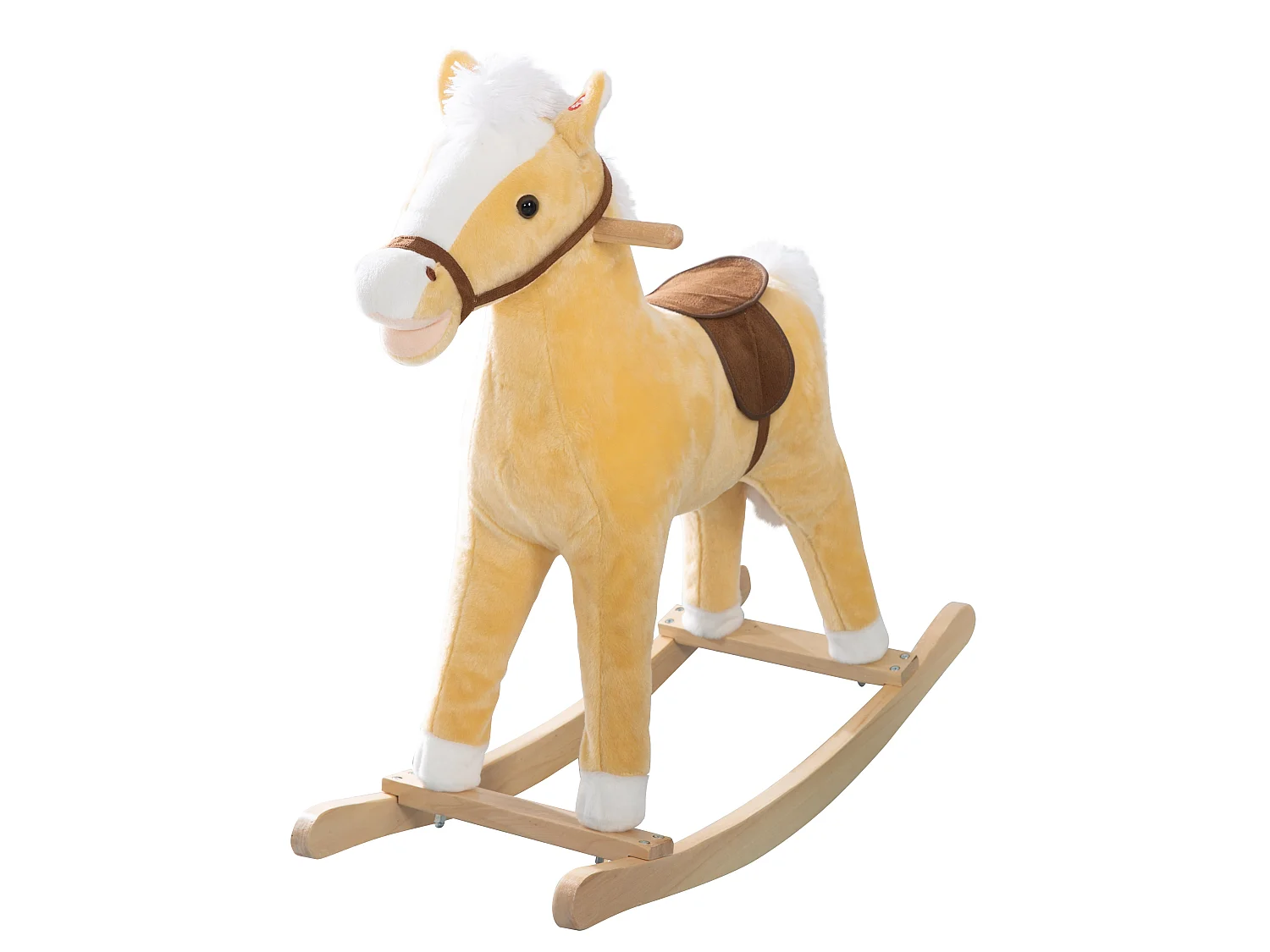 Schaukelpferd mit Weihnachtsmütze