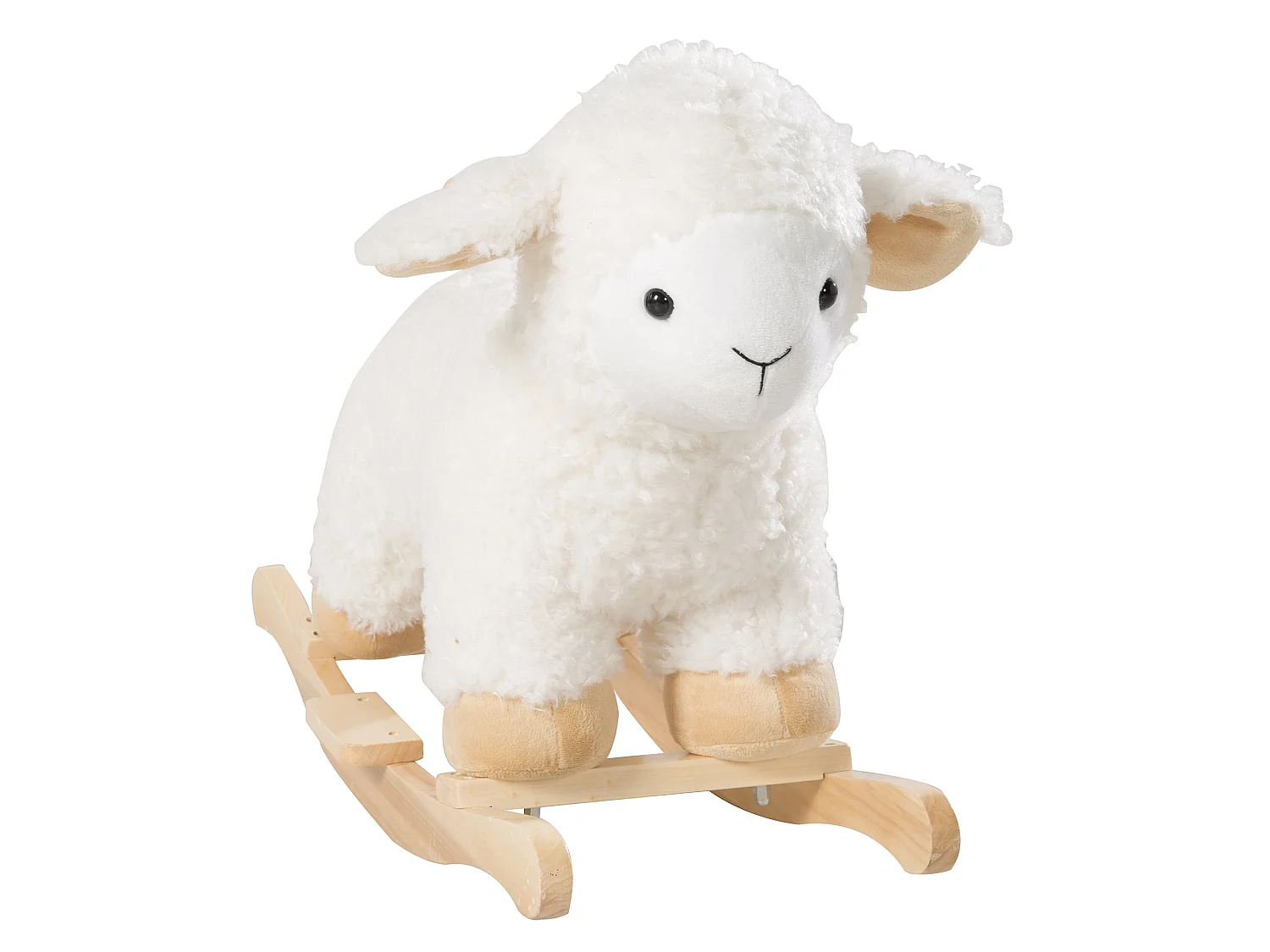 Roba Unicornio de Madera en Blanco Roto