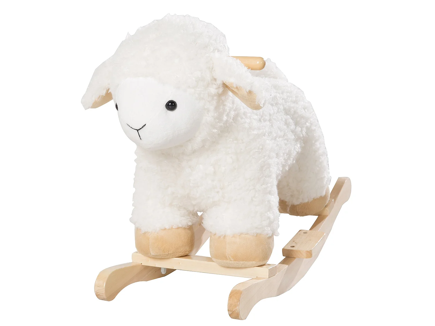 Roba Unicornio de Madera en Blanco Roto