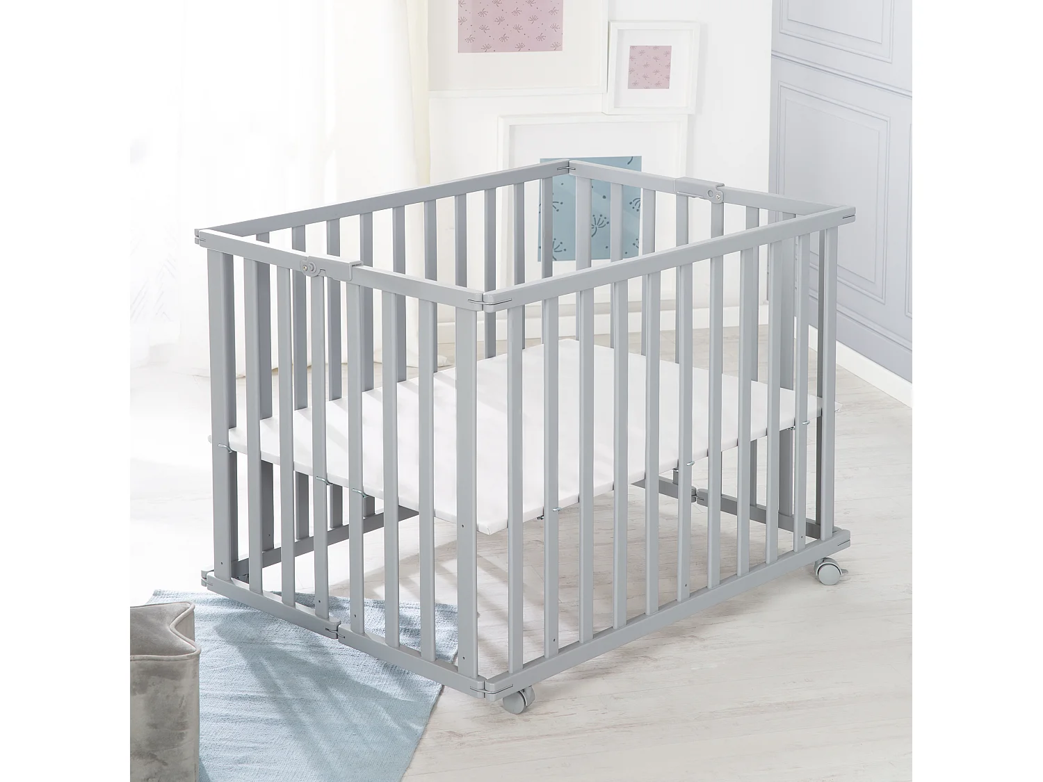 LAUFGITTER KLAPPBAR taupe