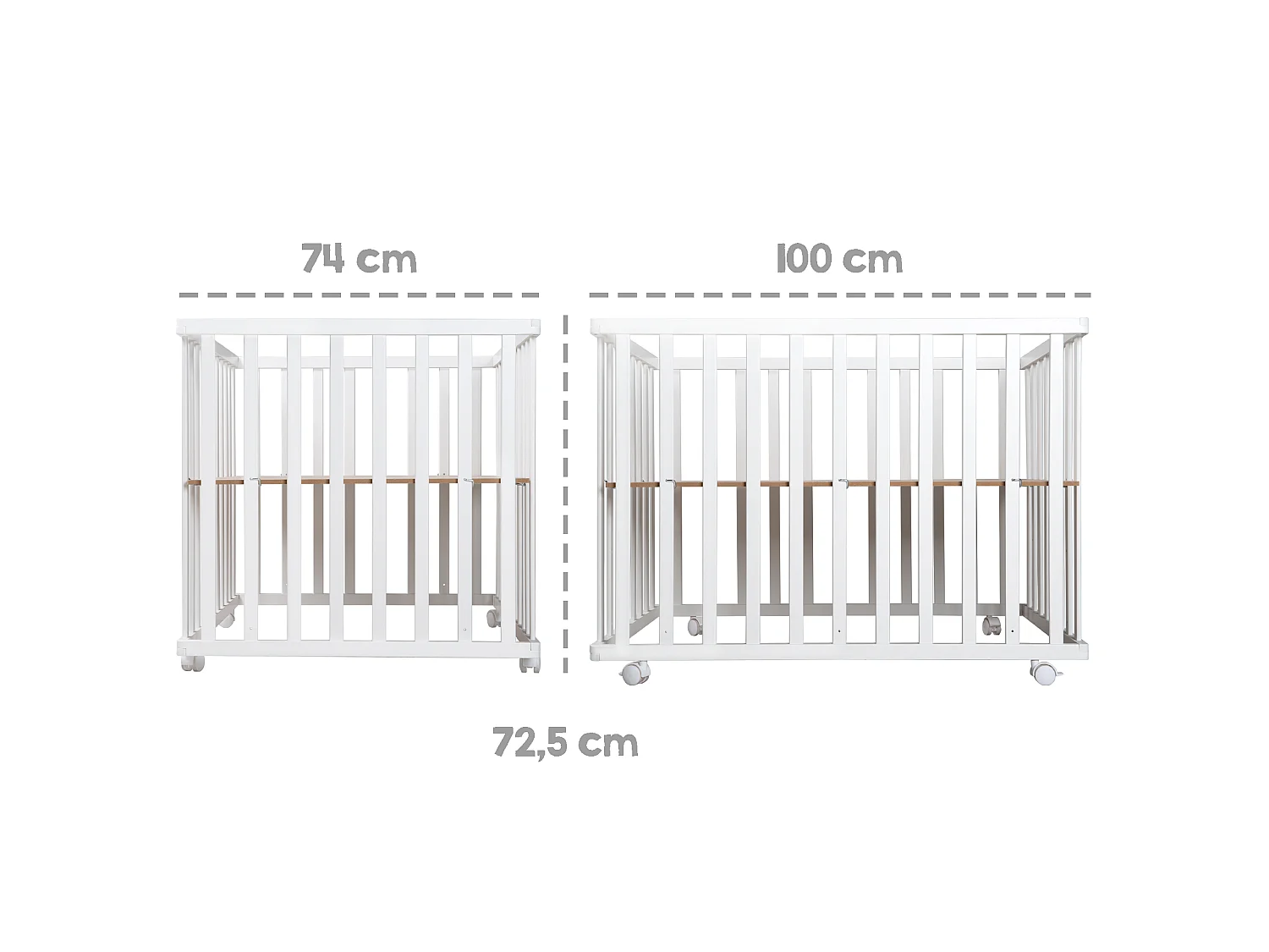 LAUFGITTER KLAPPBAR taupe
