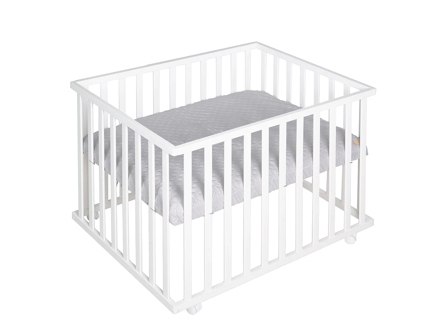 Parque de Juegos para Bebés roba Style 75x100 cm Blanco Inserto Acolchado Suave Ajustable en 3 Alturas