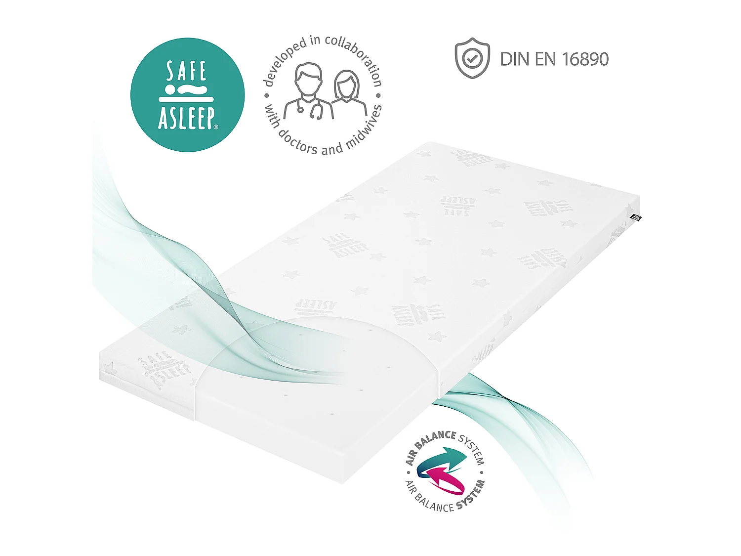Babybettmatratze 60x120 cm EASY