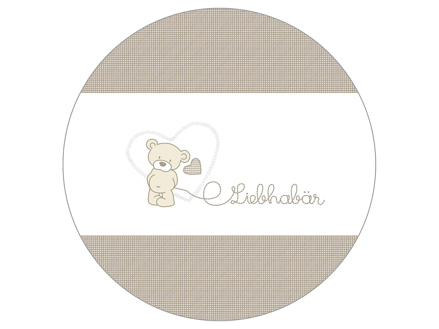 Lit Liebhabär Room 60 x 120 cm - Berceau de chambre, berceau de pépinière, lit pour enfant - Design Vichy-Karo