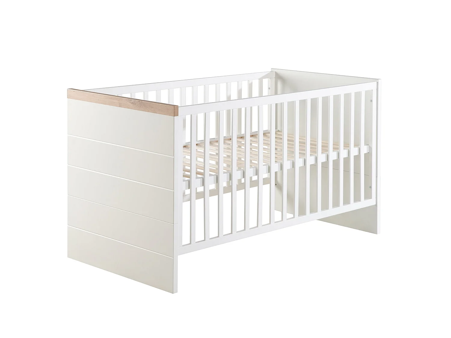 Cuna convertible para bebé roba Nele 70x140 cm - Artisan Eiche Blanco