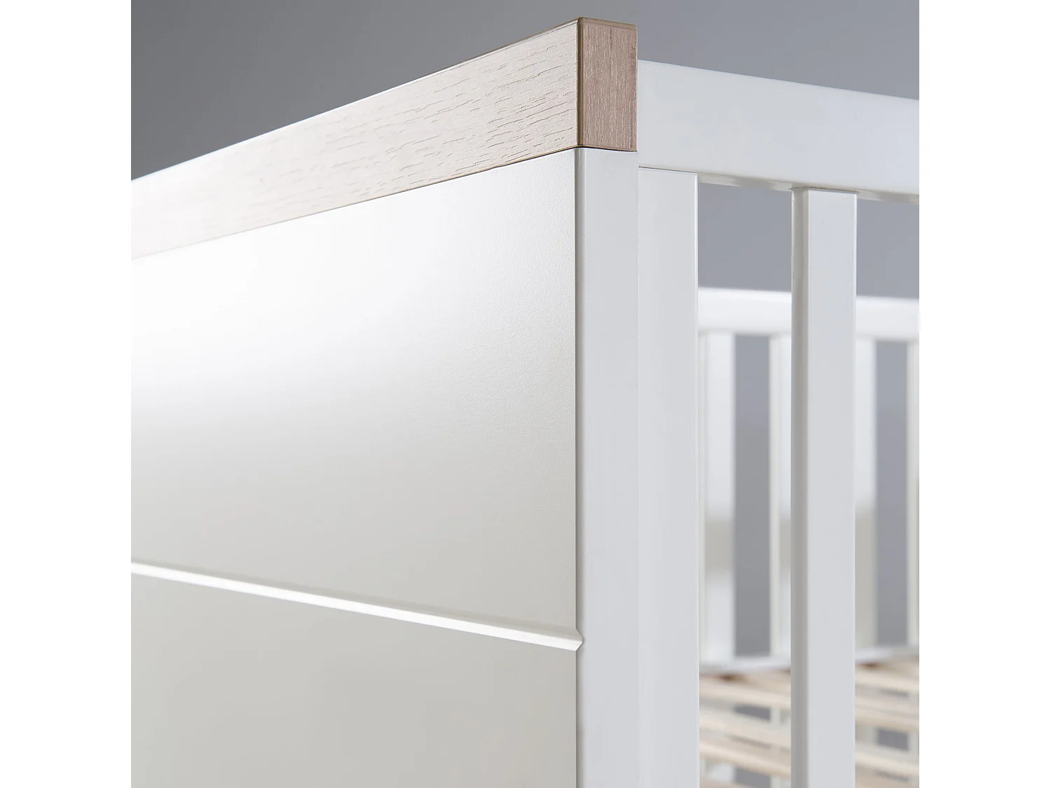 Cuna convertible para bebé roba Nele 70x140 cm - Artisan Eiche Blanco