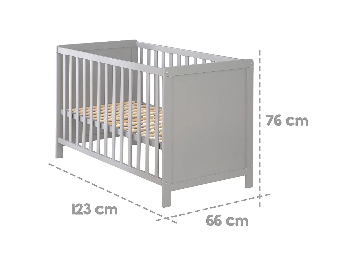 2in1 Baby- + Beistellbett