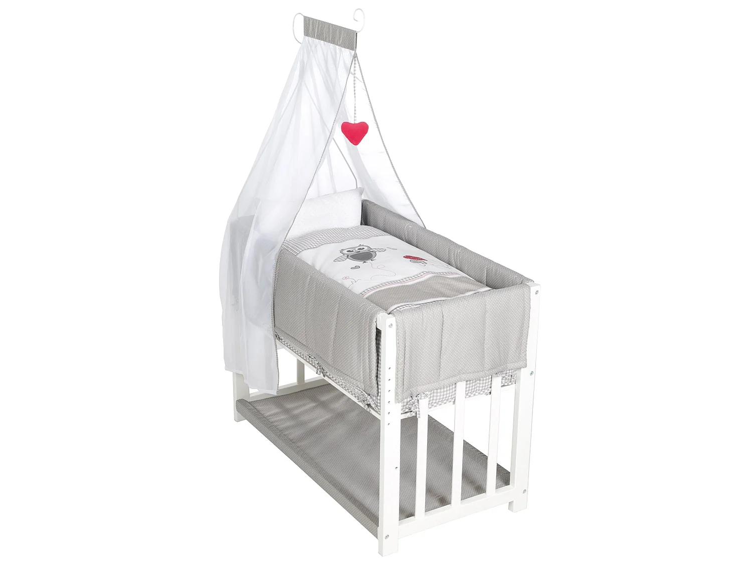 roba Stubenbett 4 en 1 Adam & Eule Cuna colecho Moisés Cama infantil