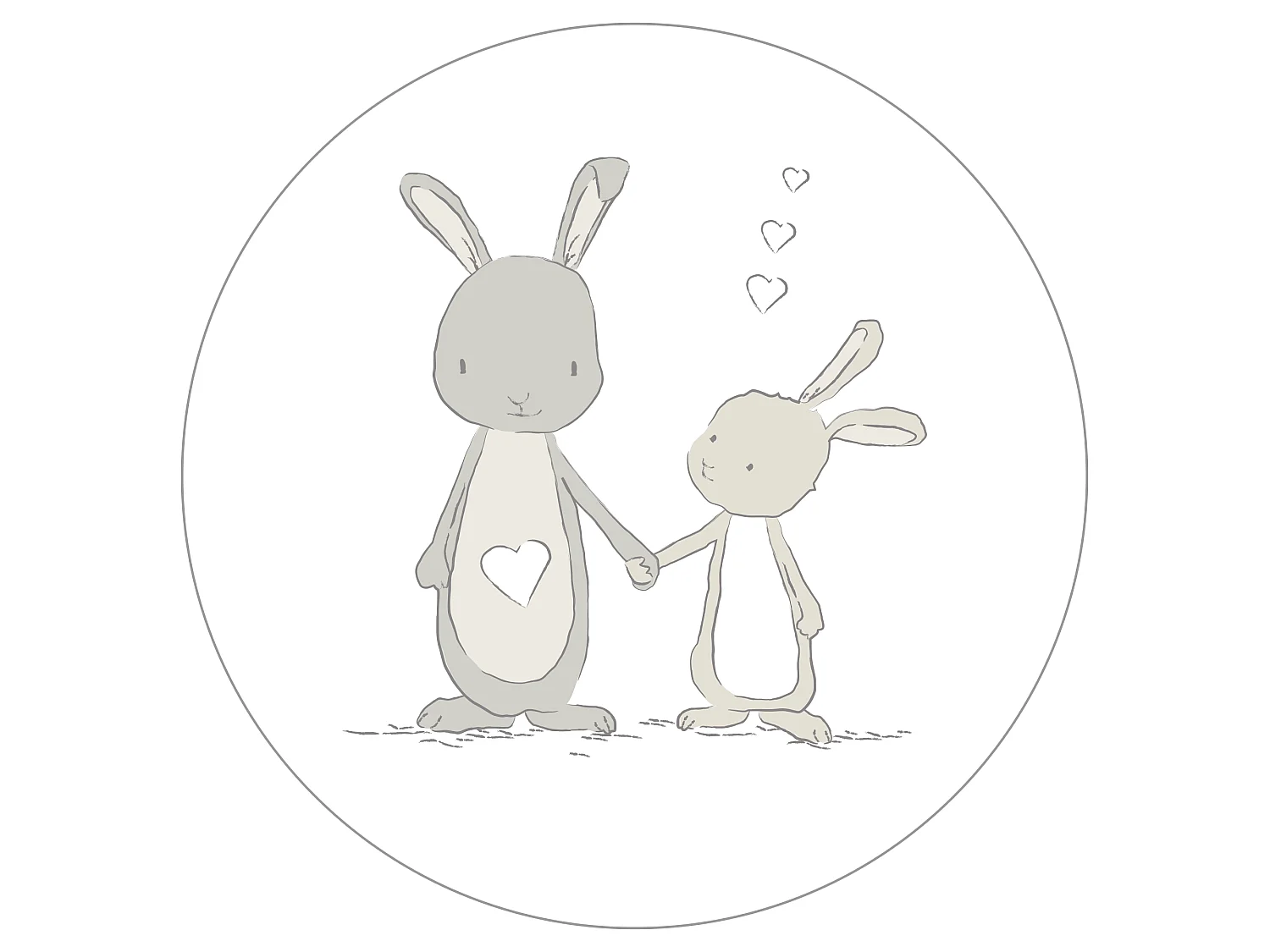 roba Kombi-Kinderbett Lukas 70x140cm Fox + Bunny Complete Bed Set