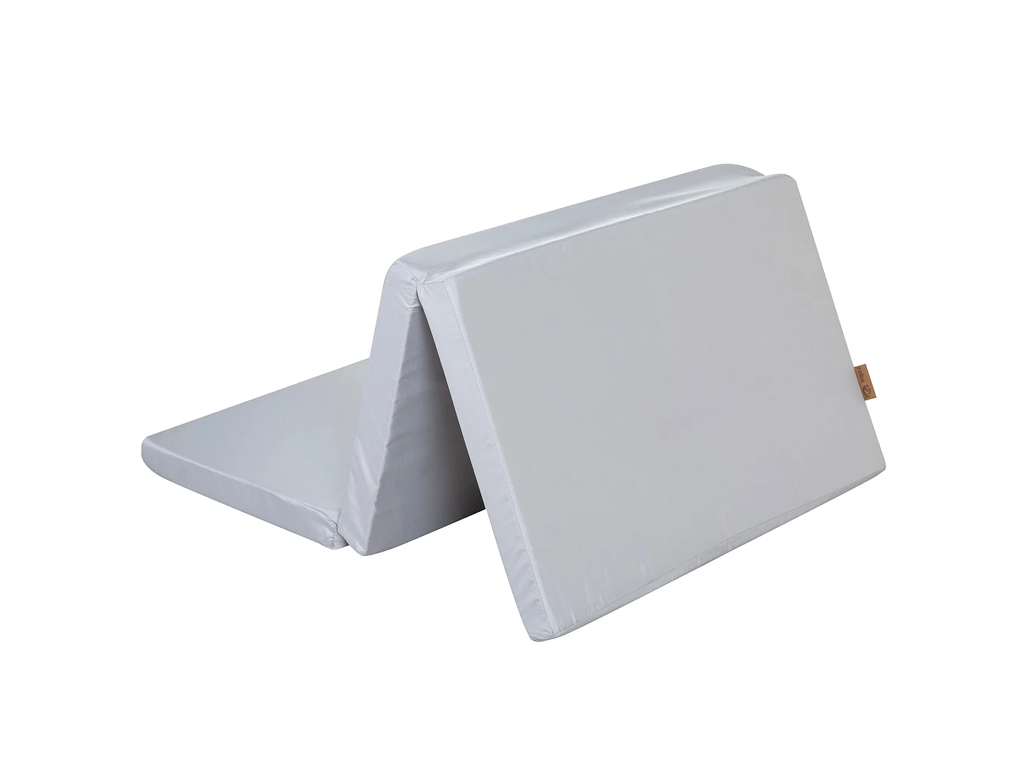 Materasso per Lettino da Viaggio Roba Style 60x120 cm Grigio Argento - Pieghevole e Copertura Lavabile