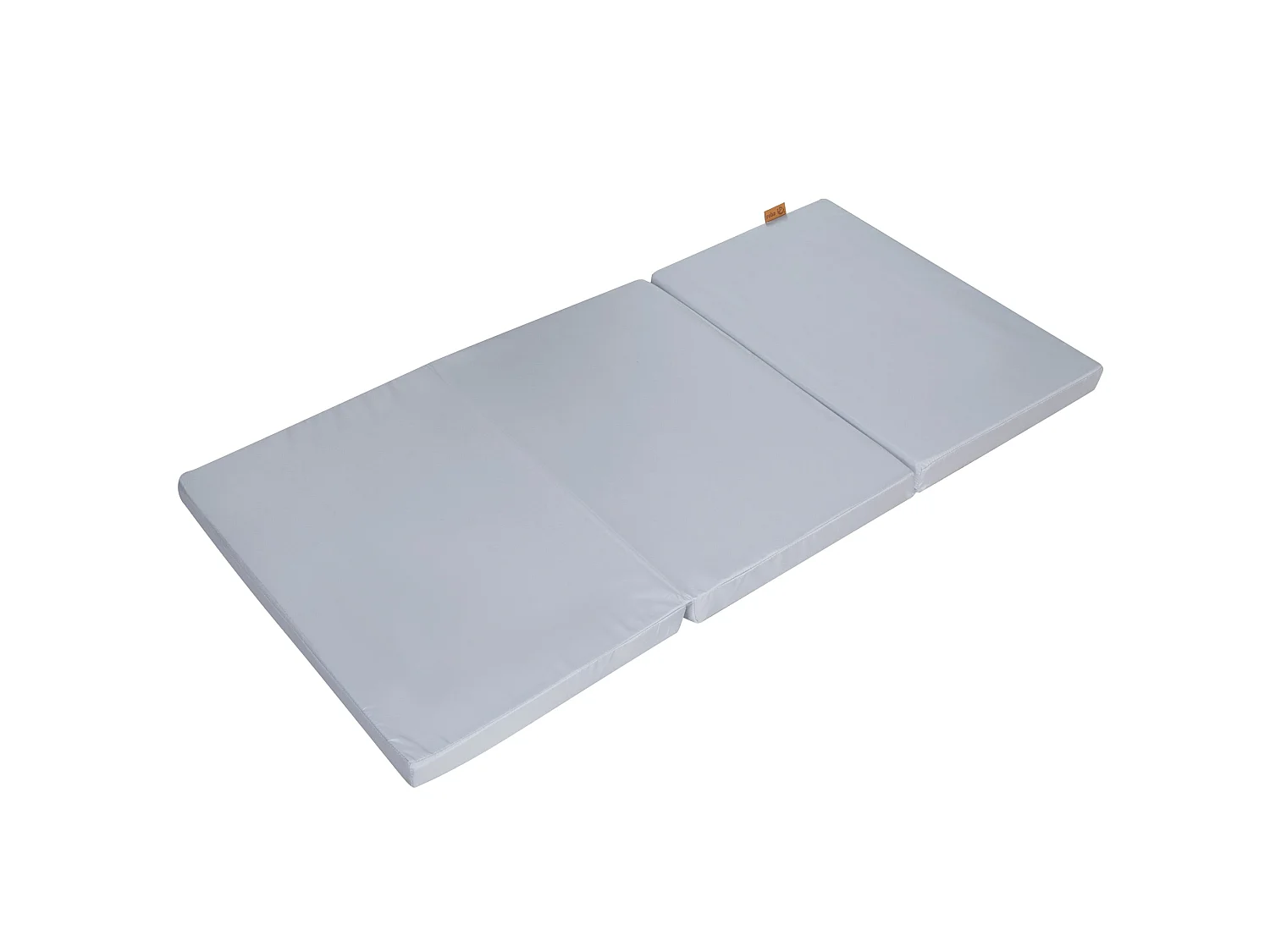 Materasso per Lettino da Viaggio Roba Style 60x120 cm Grigio Argento - Pieghevole e Copertura Lavabile