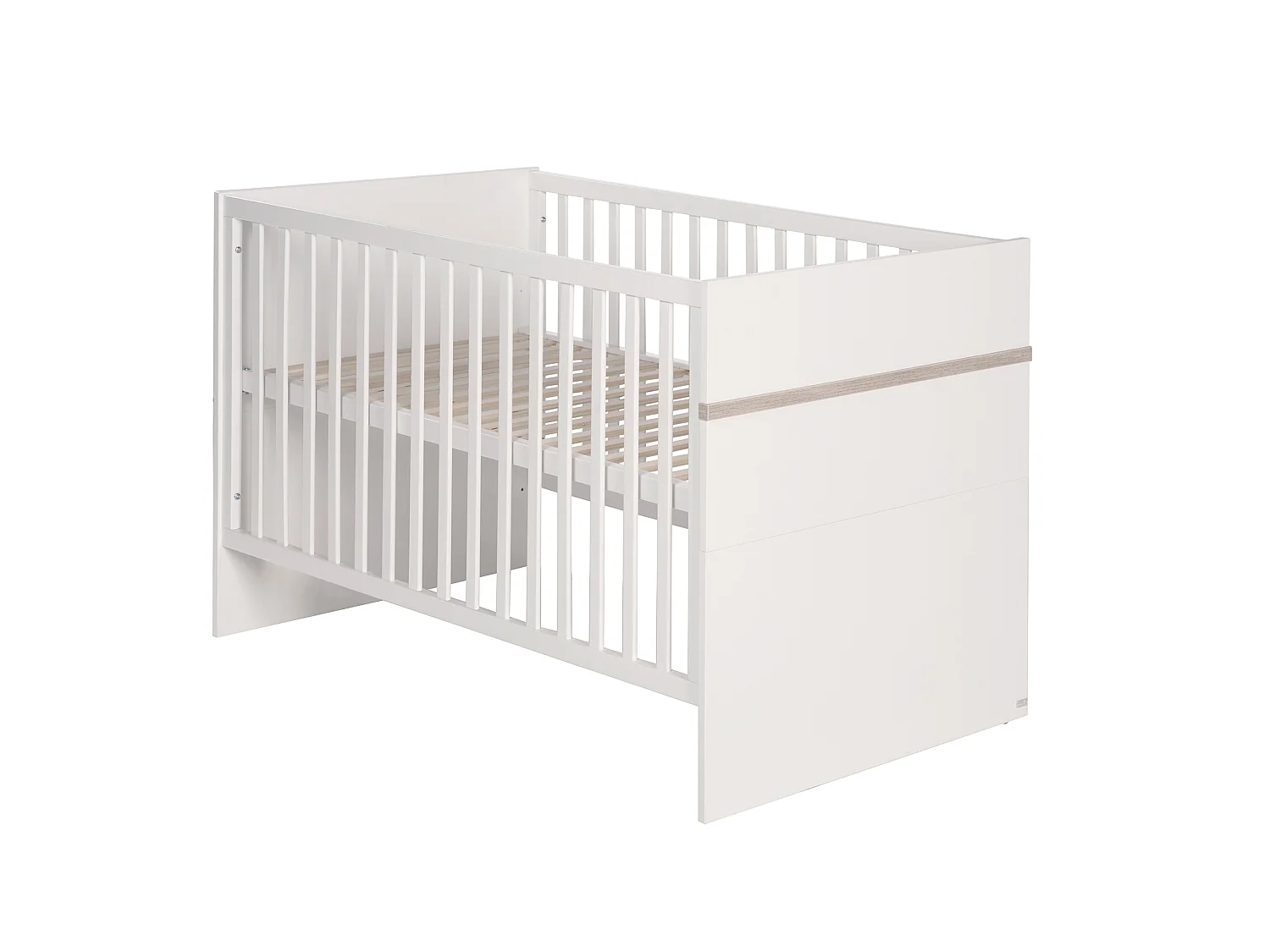 Ensemble Complet de Lit Bébé Roba Moritz 3 Pièces Luna Elm Blanc