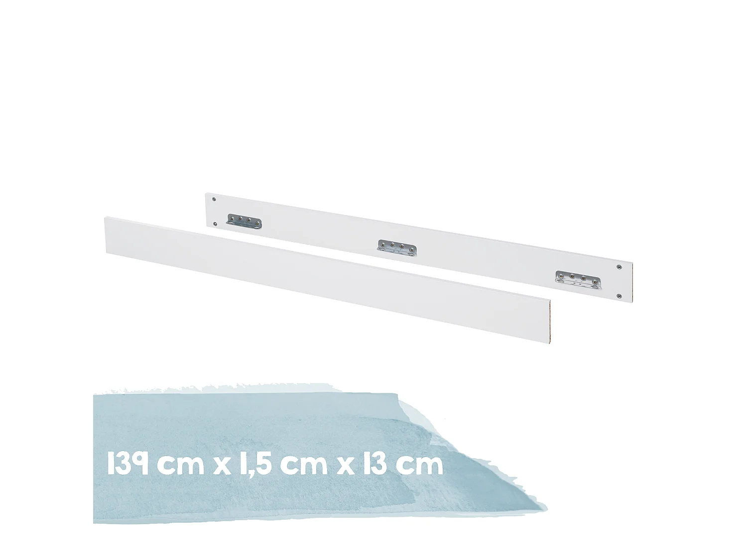 Ensemble Complet de Lit Bébé Roba Moritz 3 Pièces Luna Elm Blanc