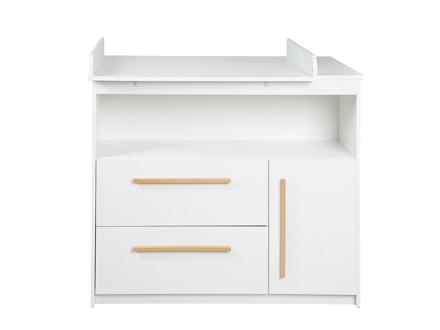 Set chambre bébé Lilo 3 pièces – ensemble mobilier bébé avec lit 70x140 cm, commode à langer et armoire 2 portes