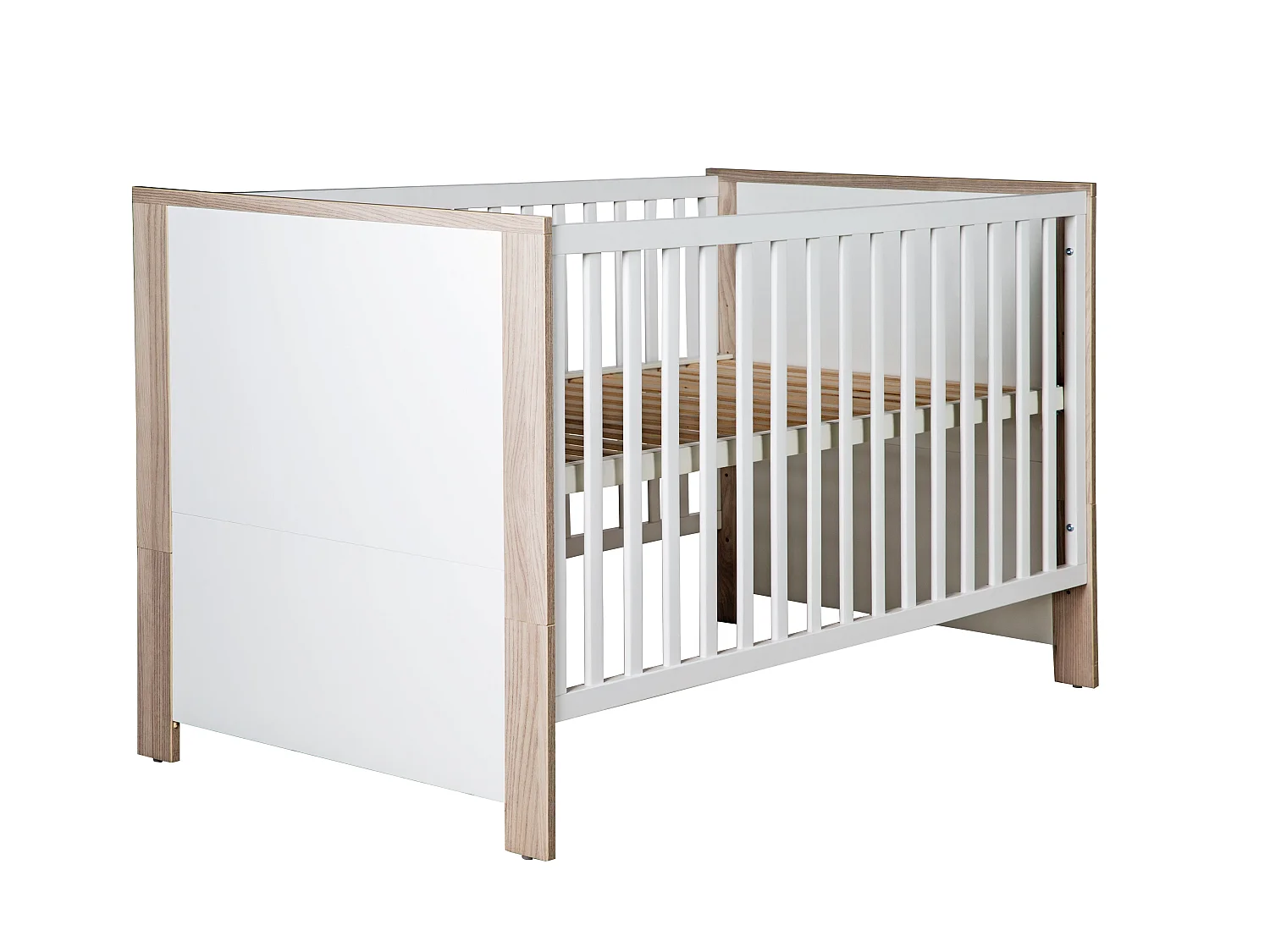 Ensemble Complet de Lit Bébé Olaf 3 Pièces Luna Elm/Blanc
