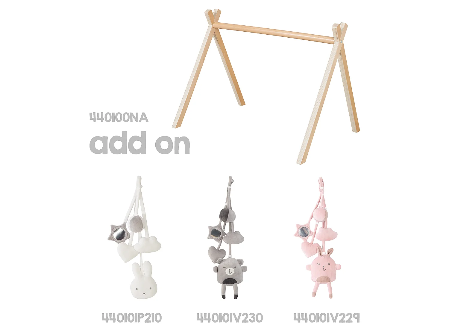 Montessori Wooden Baby Gym par roba - Jouet éducatif pour le développement et le jeu