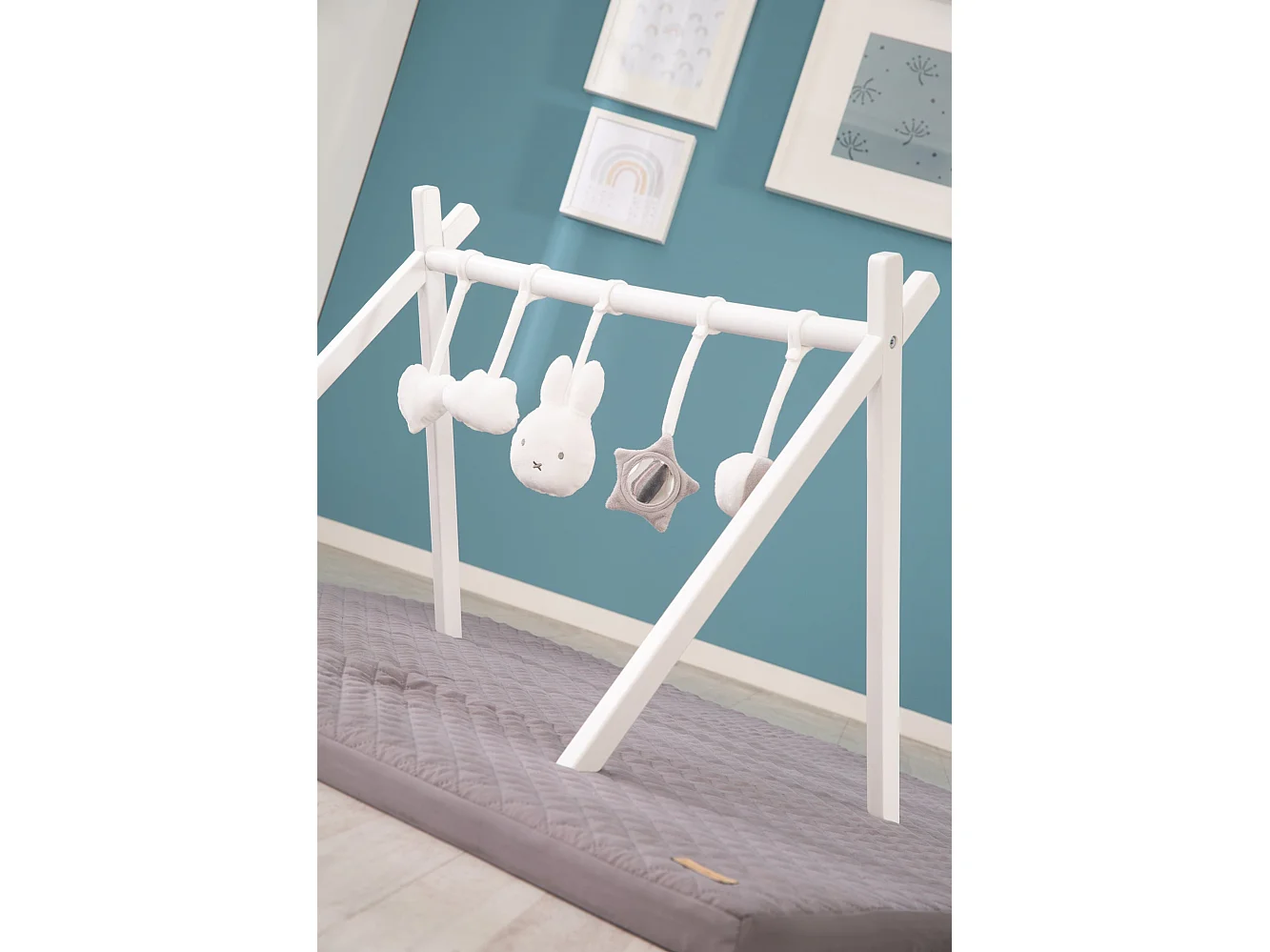 Ensemble de suspensions Miffy® pour aire de jeu - 5 jouets au design mignon pour bébés