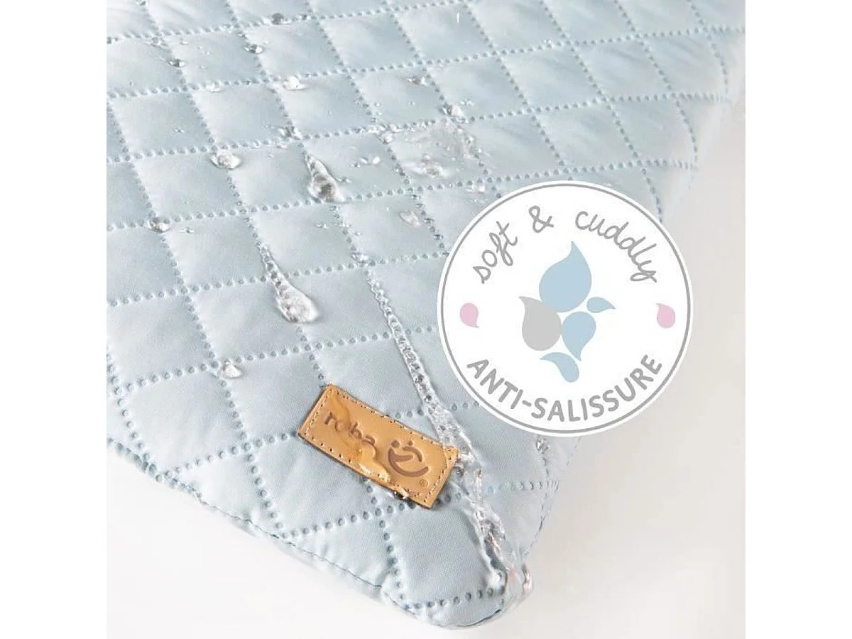 ROBA Matelas à langer moulé 'Benny' 85 x 75 cm - Bleu clair