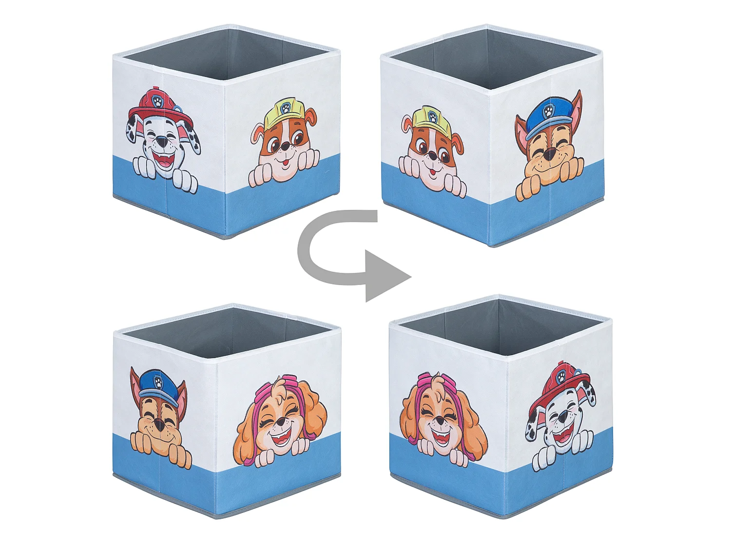 Aufbewahrungsbox Set Paw Patrol 2 -tlg.