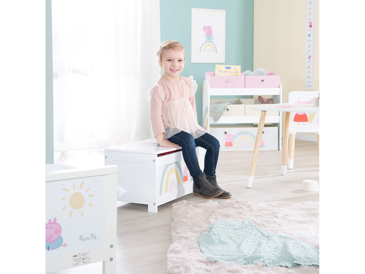 Spielzeugtruhe Peppa Pig