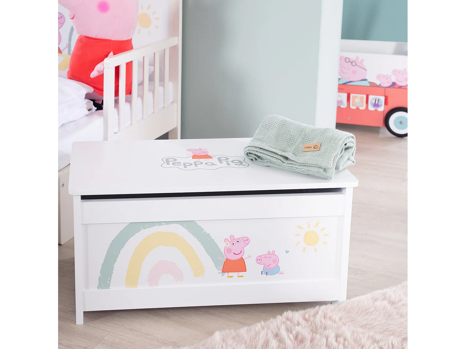 Spielzeugtruhe Peppa Pig