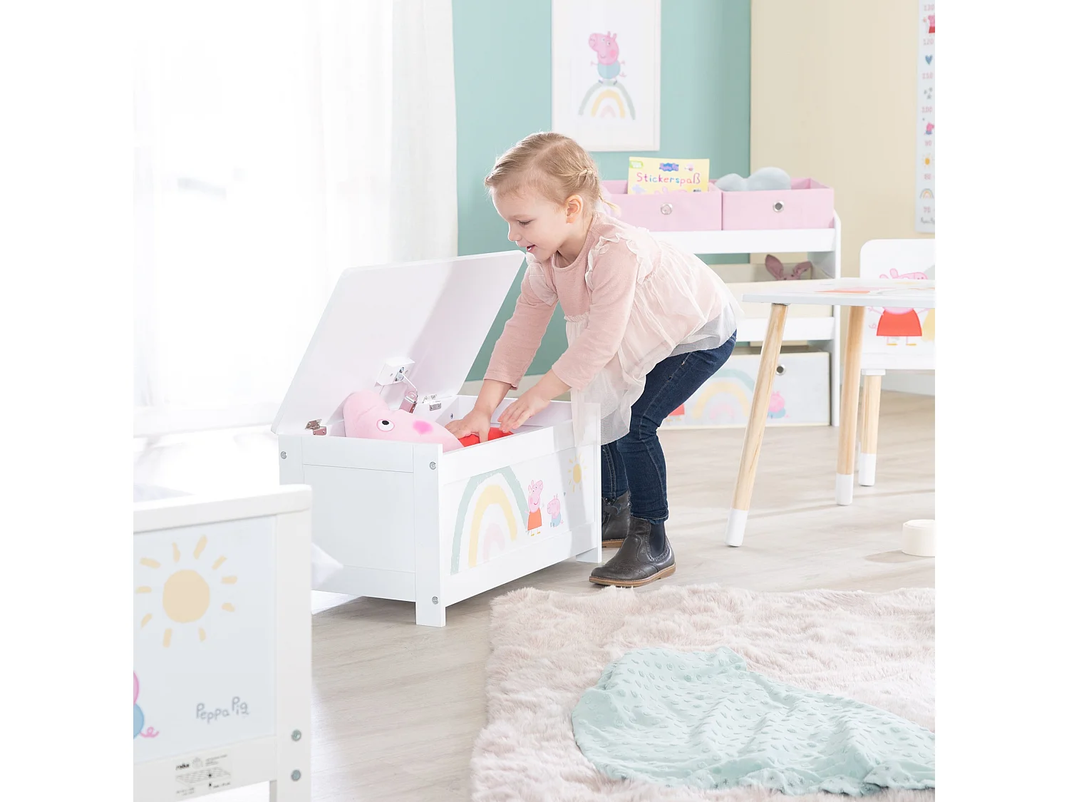 Spielzeugtruhe Peppa Pig