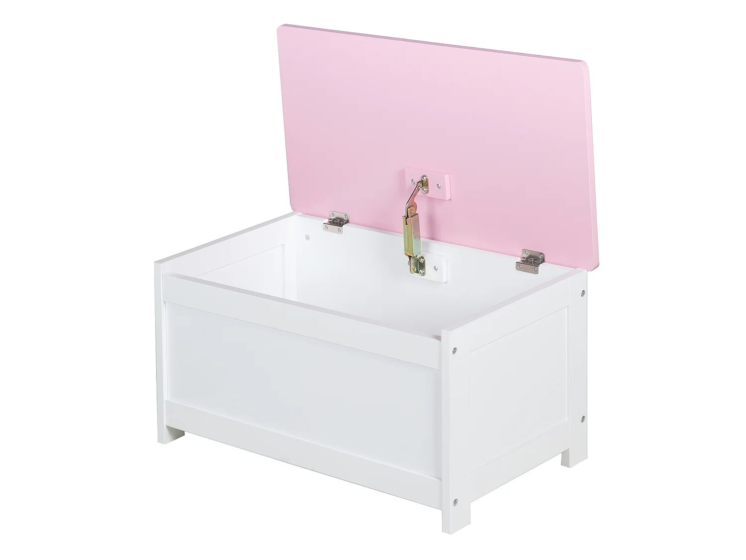Coffre à Jouets Banc Couronne Rose pour Enfants de 2 à 10 Ans | Roba