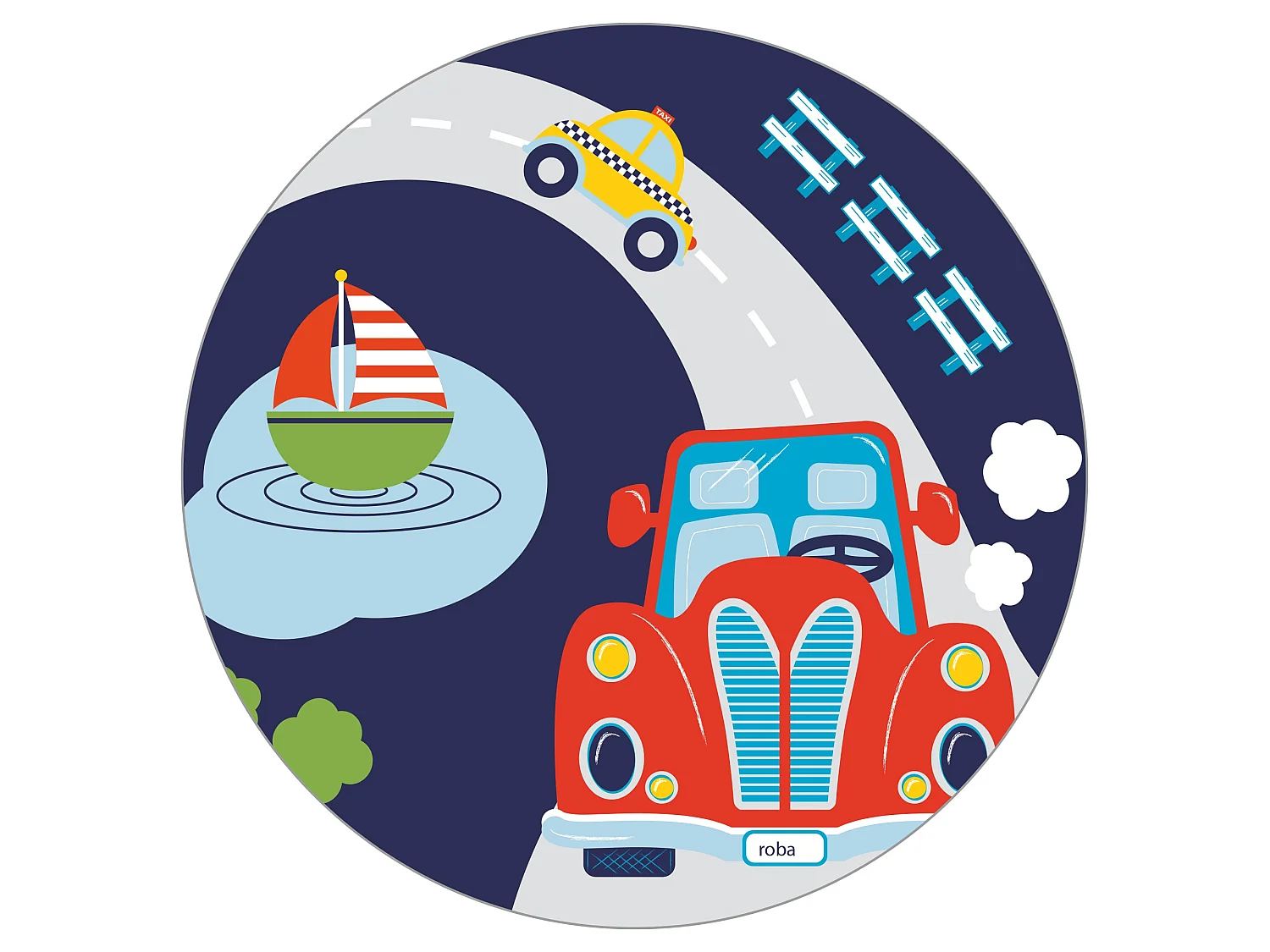 Spielzeugtruhe Rennfahrer