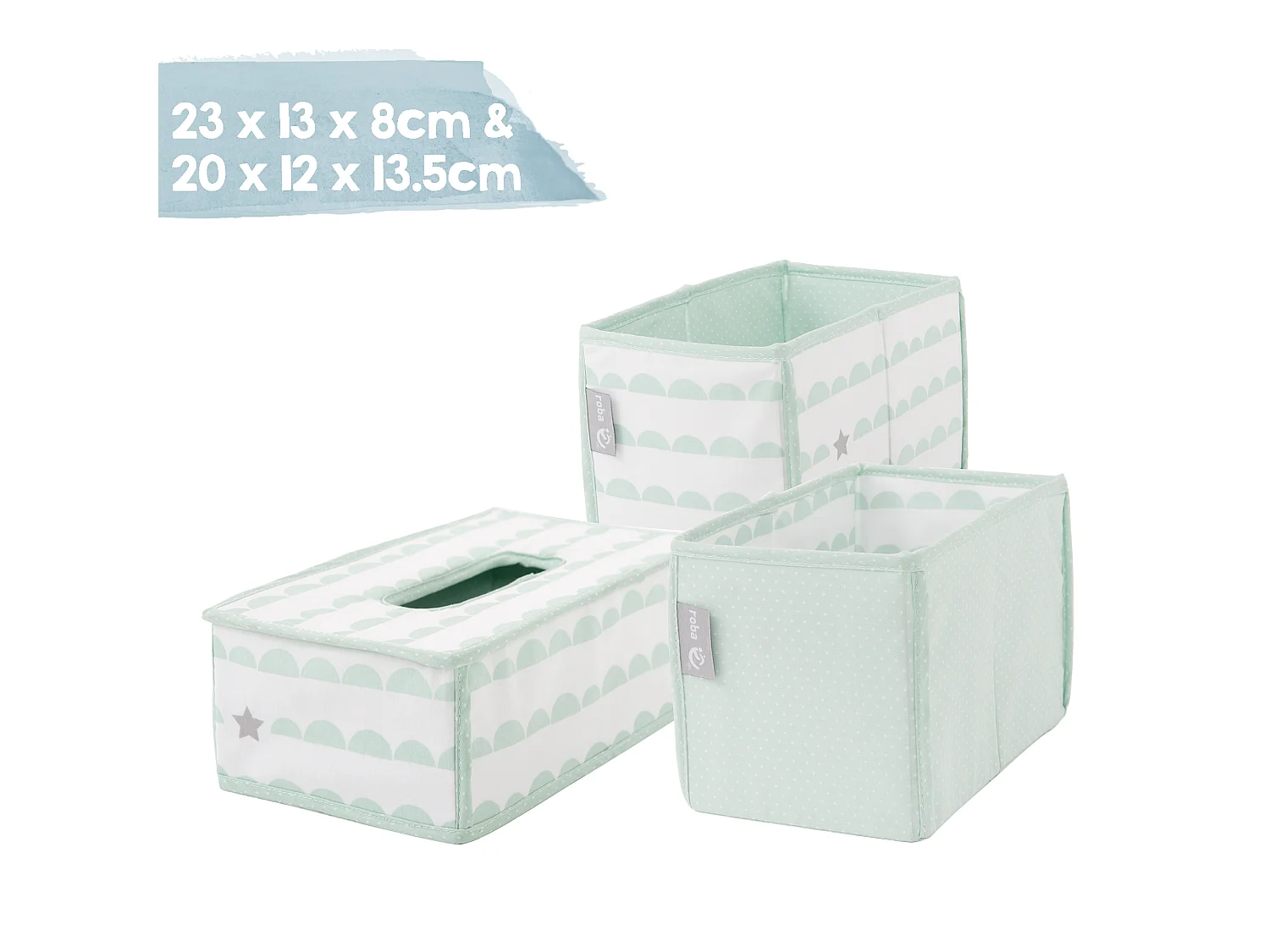 3er Set: Feuchttuchorganizer Happy Cloud