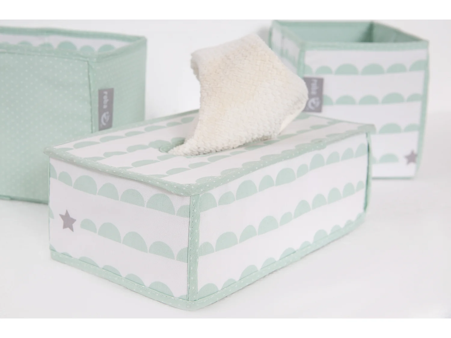 3er Set: Feuchttuchorganizer Happy Cloud