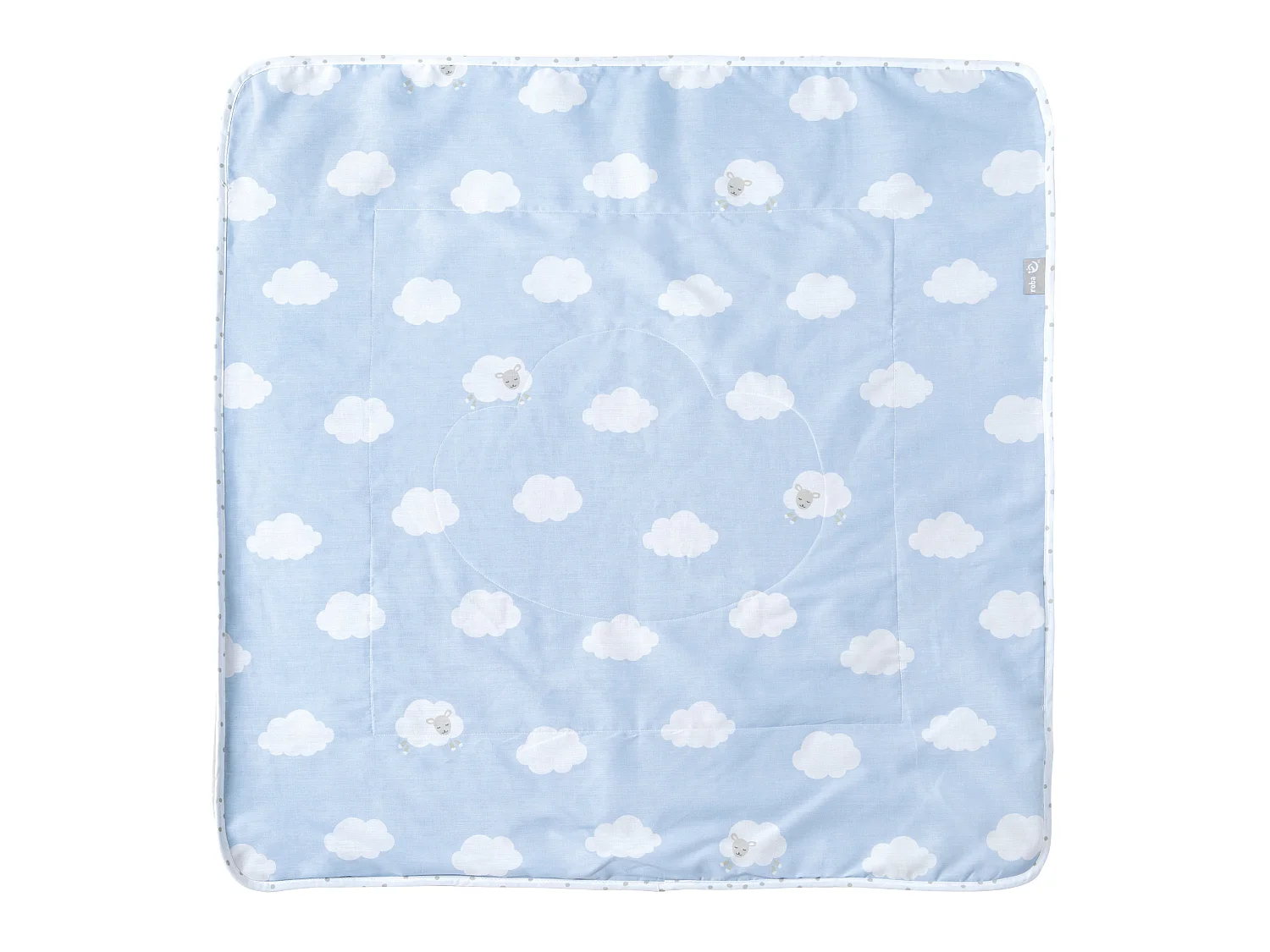 Kuscheldecke Kleine Wolke blau