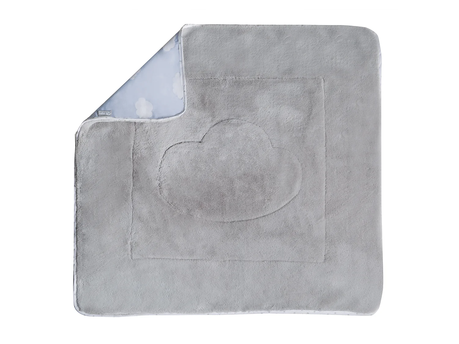 Kuscheldecke Kleine Wolke blau