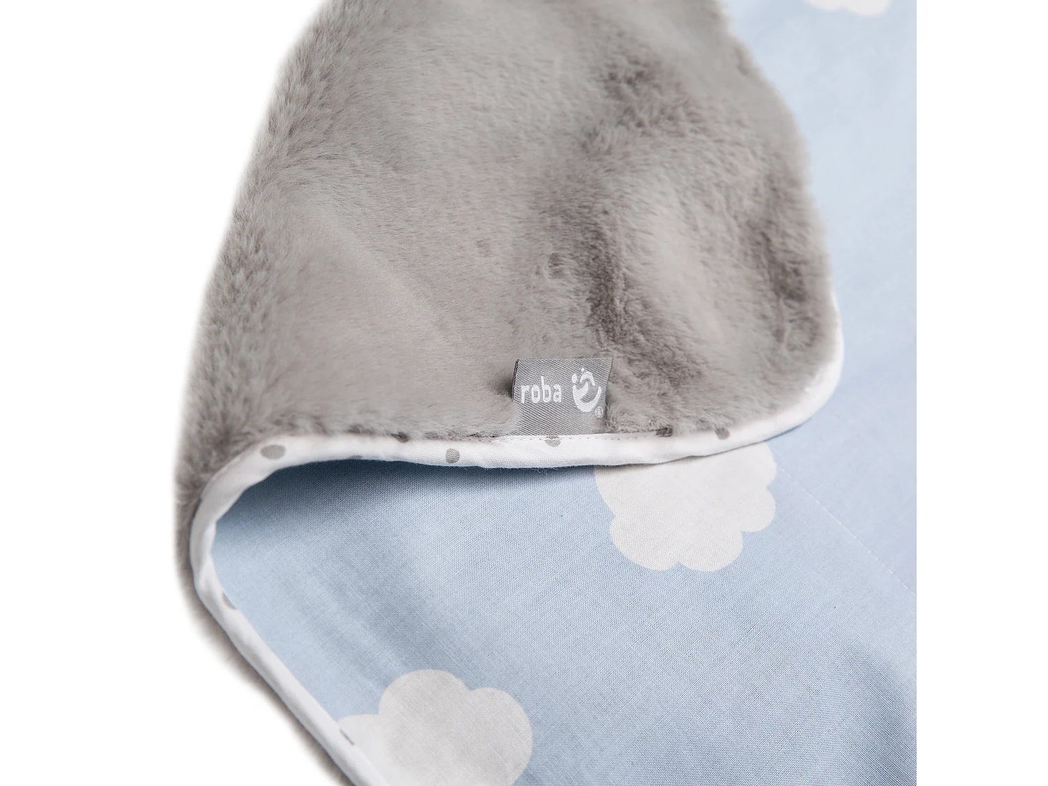 Kuscheldecke Kleine Wolke blau
