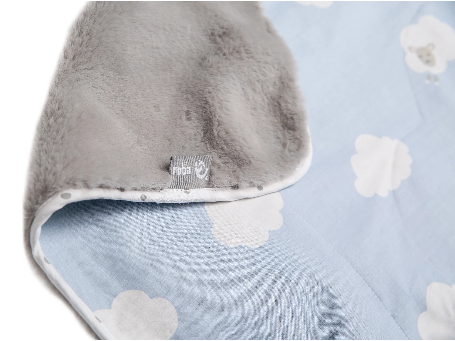 Kuscheldecke Kleine Wolke blau