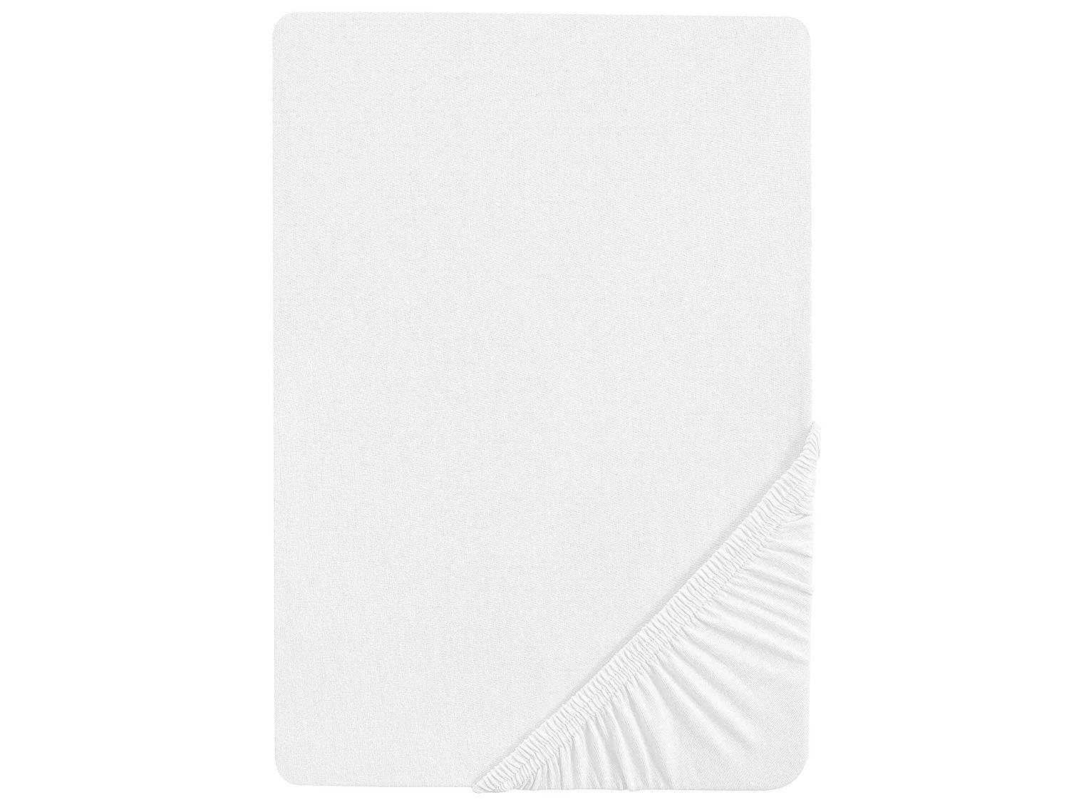 Drap Housse en Jersey Blanc pour Matelas Bébé 60x120cm et 70x140cm