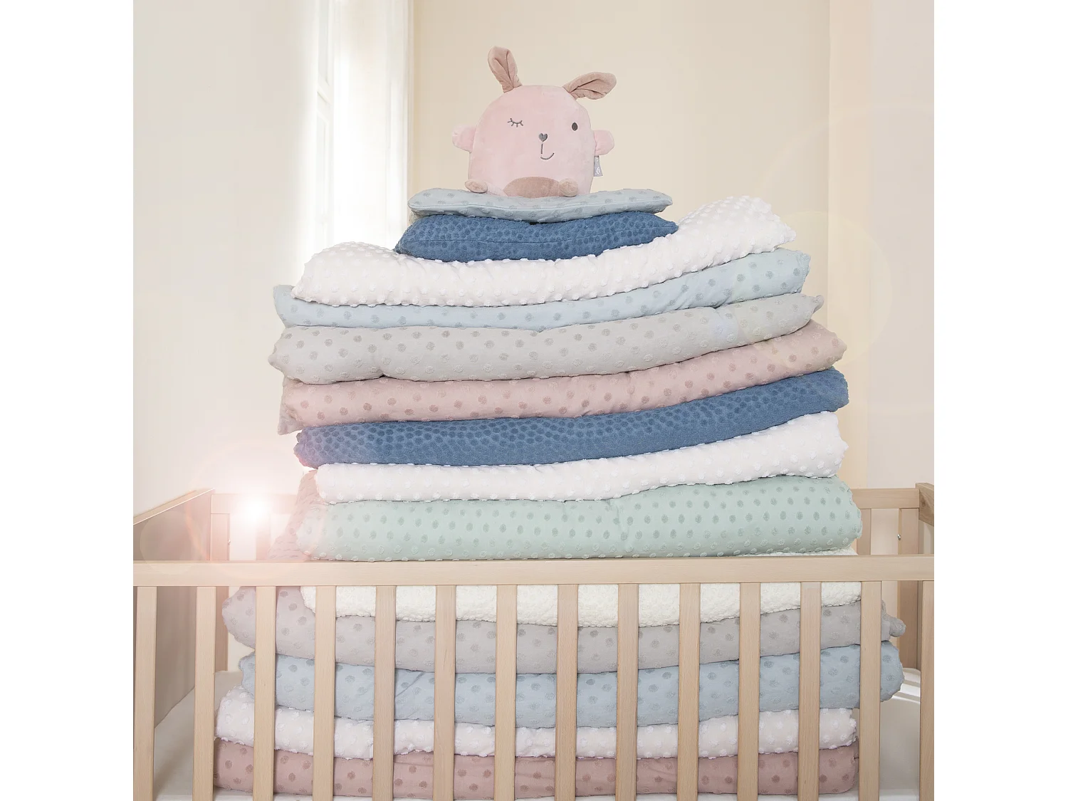 Babydecke Frosty Almond