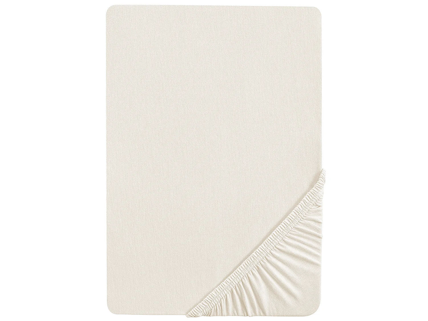 Drap Housse en Jersey Doux en Blanc Laine pour Matelas Bébé 70x140 cm et 60x120 cm