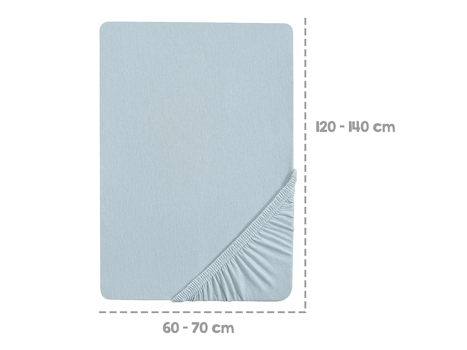 Drap-housse en Coton Biologique Lil Planet pour Matelas Enfants - Doux & Respirant - Certifié GOTS