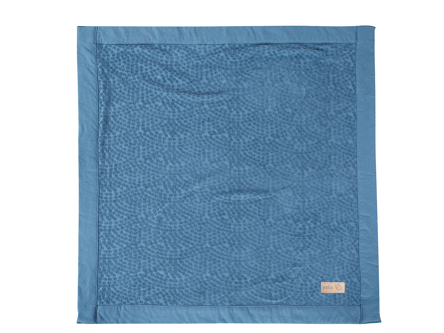 Babydecke Seashells Marineblau