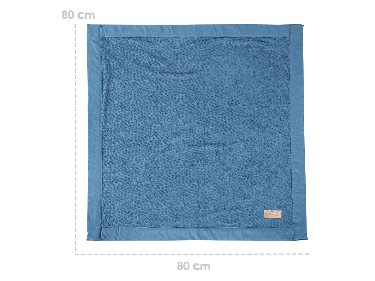 Babydecke Seashells Marineblau