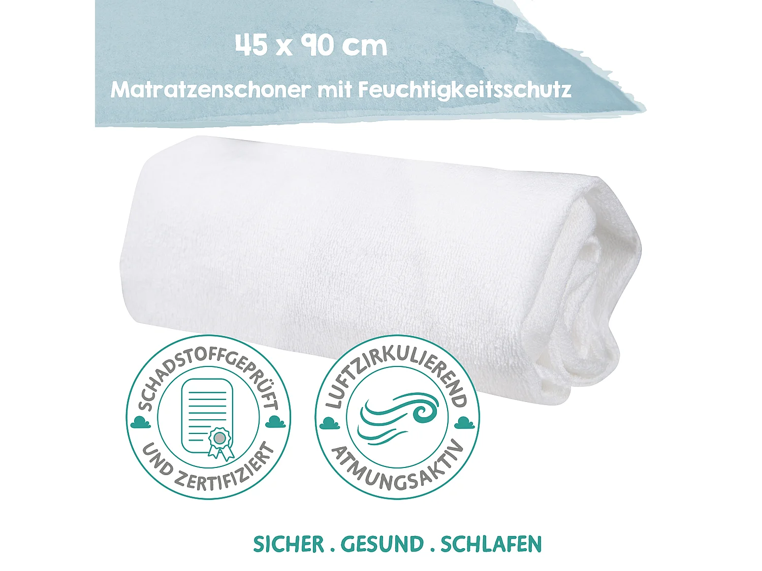 Spannbettlaken mit Feuchtigkeitsschutz