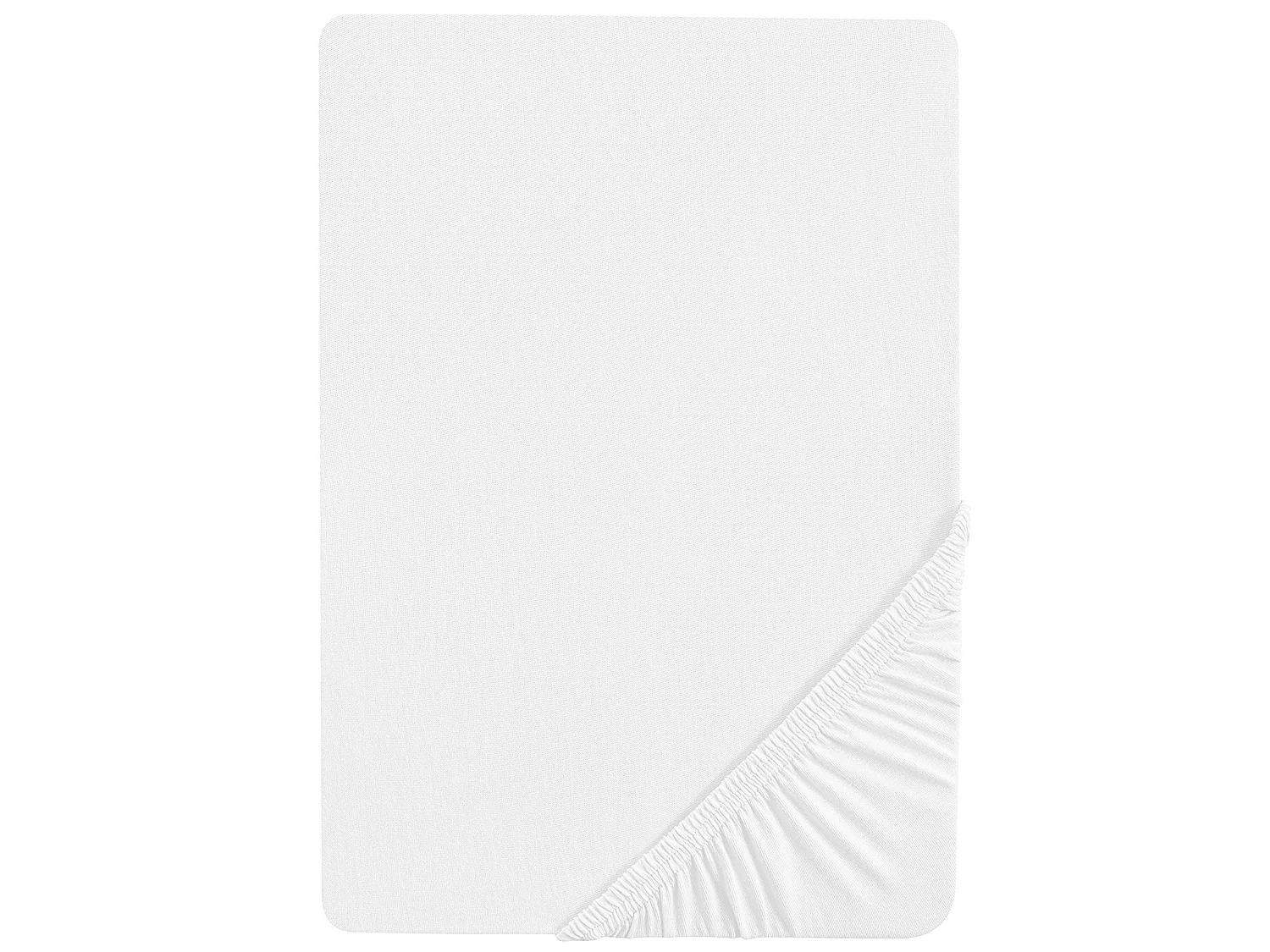 Drap-housse blanc en jersey pour matelas bébé 40x90/45x90 cm